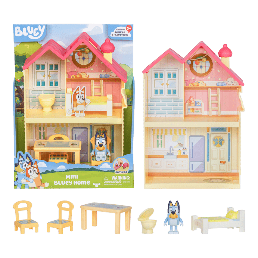 BLUEY Mini Home Playset, Domov - set figúrka s príslušenstvom