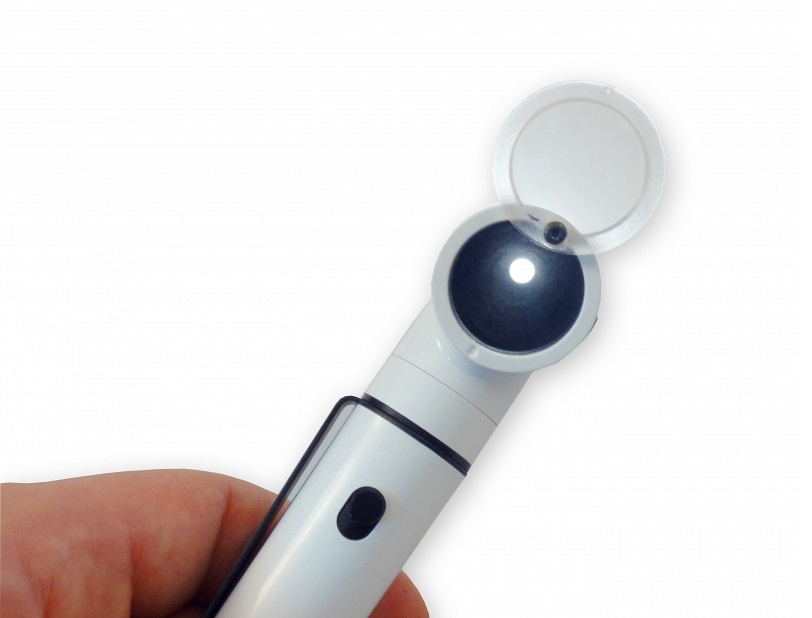 Riester e-scope® Smerový otoskop e-scope® s 2,5V xenónovým osvetlením s puzdrom, biely