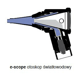 Riester e-scope® Optický otoskop s inovatívnym 3,7V (5500 K) LED svetlom, v púzdre, biely