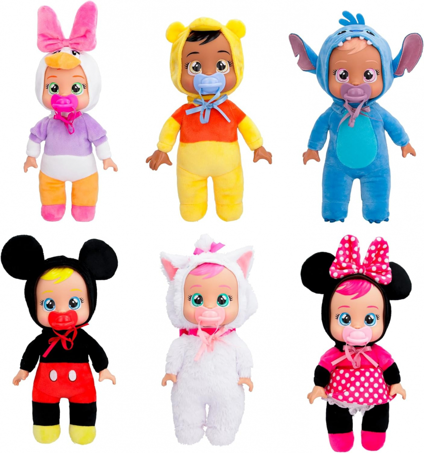 IMC Toys Cry Babies - Tiny Cuddles - Disney ( 6 druhov zberateľských bábik)