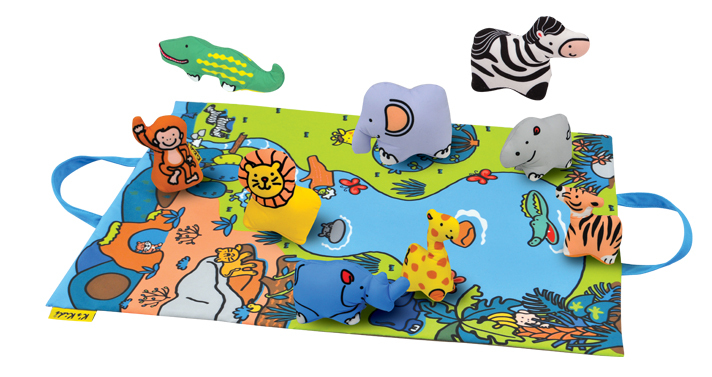 Ks Kids Edukačná podložka s hračkami - Džungľa