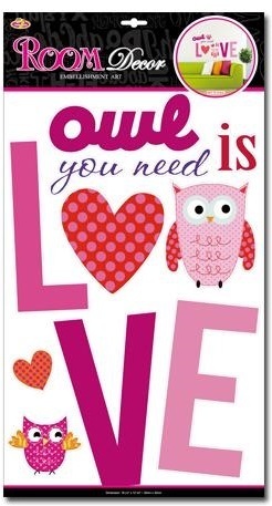 Nástenné dekorácie, Owl you need is love