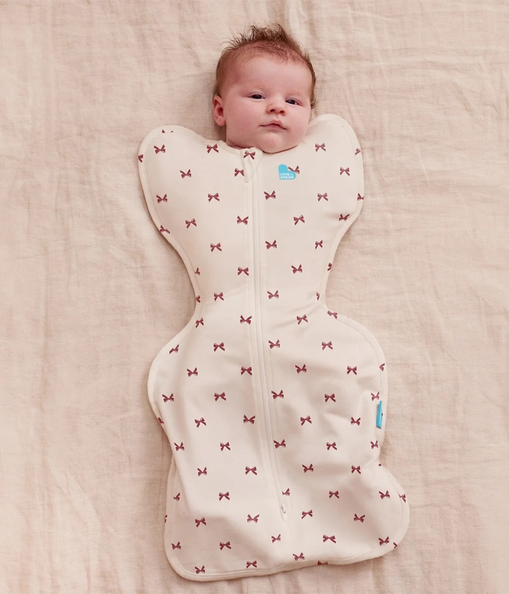 Love To Dream Zavinovačka Swaddle UP - veľkosť S - mašličky  ETAP 1 - 1 TOG Originál