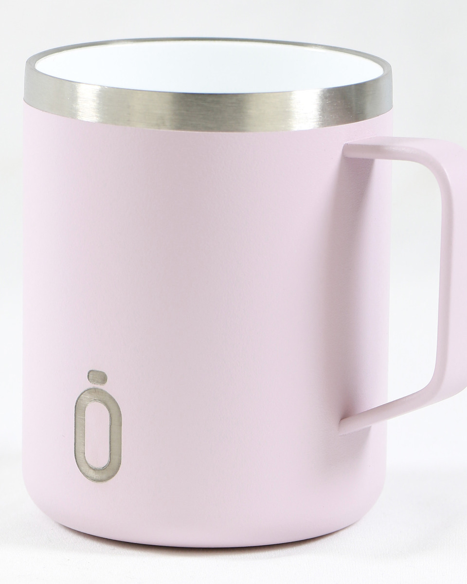 Runbott Mug Nerezový termohrnček s izoláciou, 400 ml, Pudrová Ružová