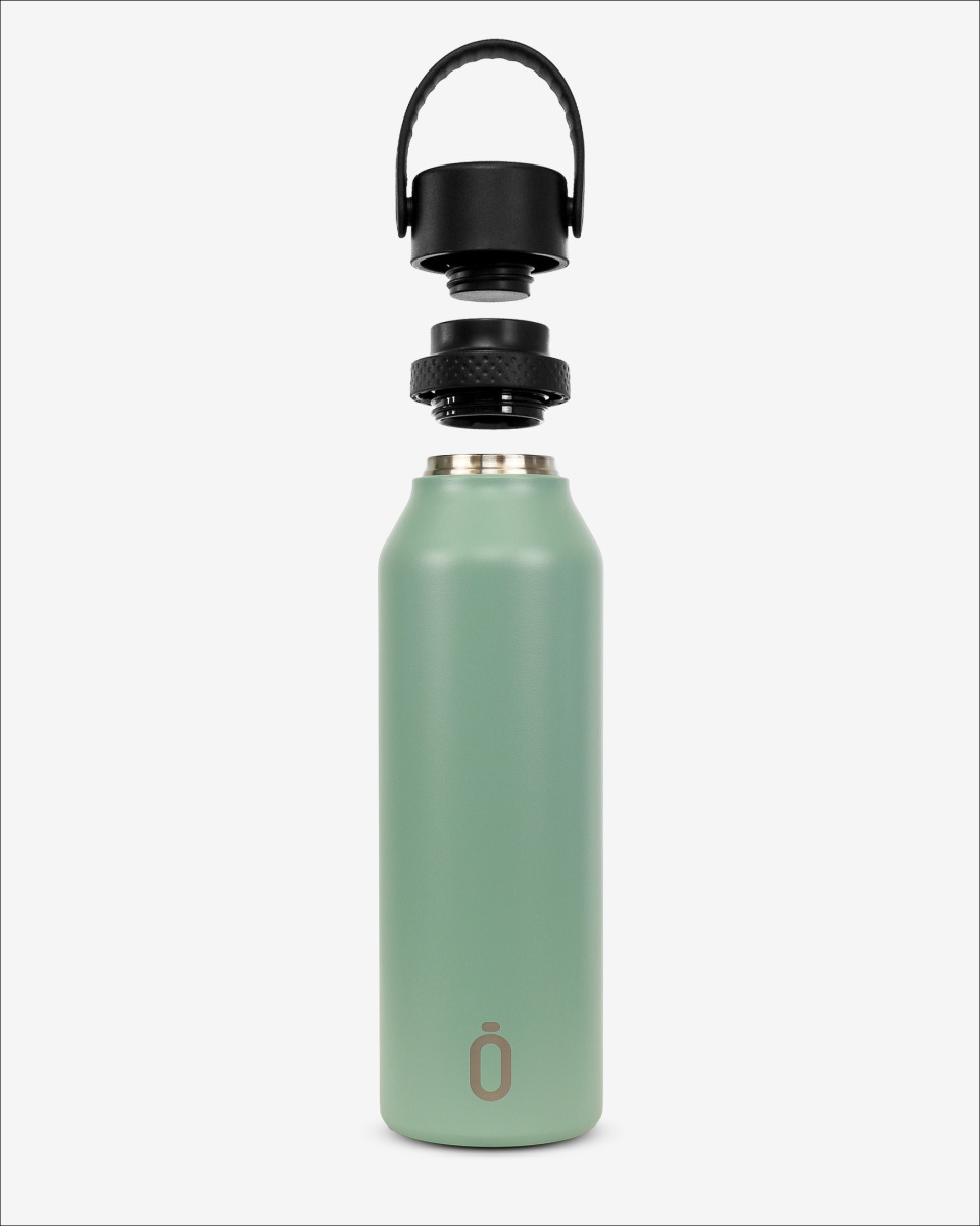 Runbott Mii Nerezová termofľaša s izoláciou – 600ml, Eukalyptusová