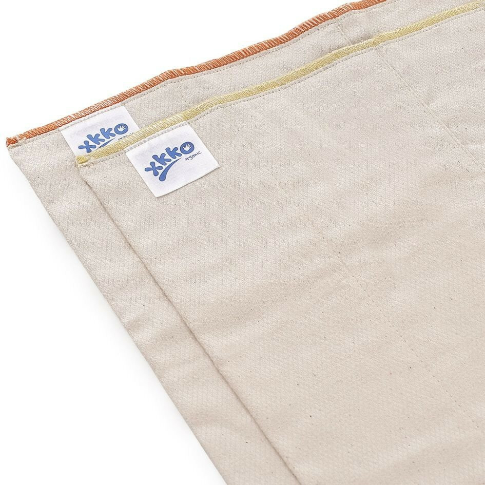 XKKO Organic Viacvrstvové plienky (4/6/4) BirdEye NATURAL - Newborn