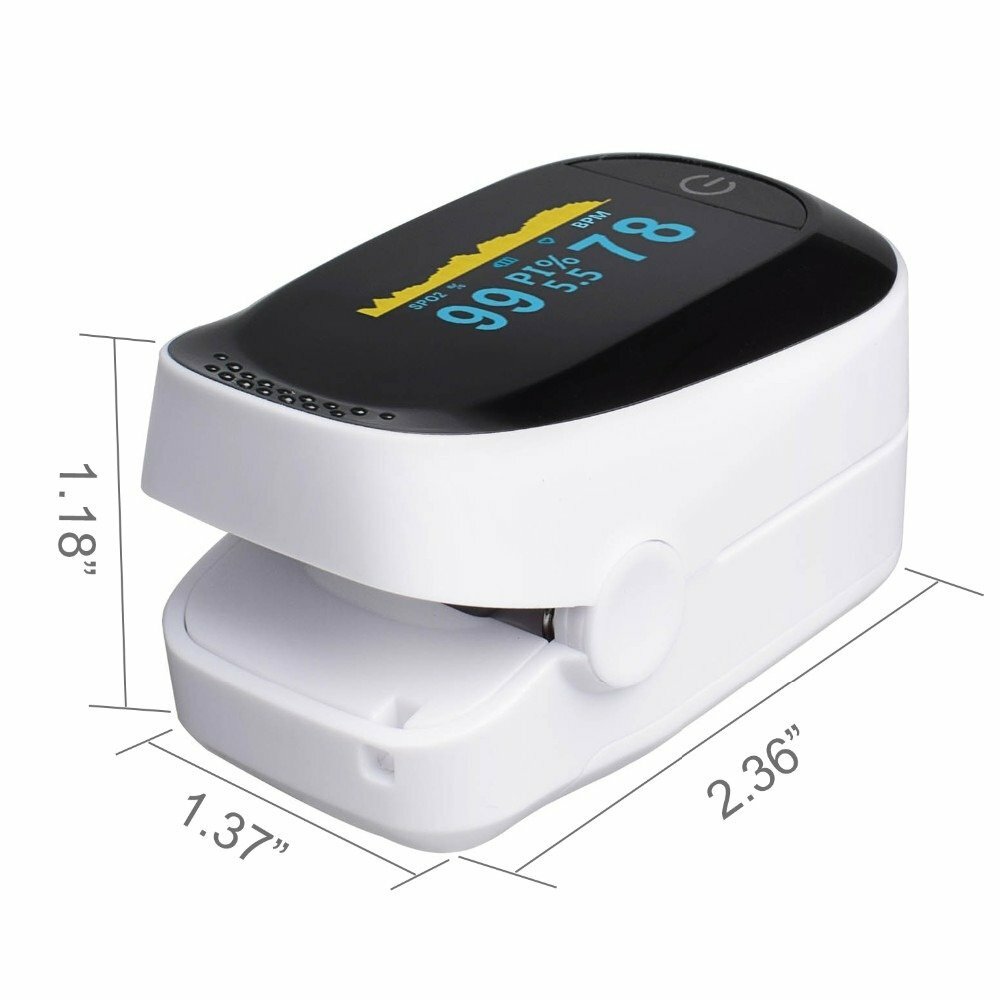 IMDK C101A2, Pulzný oxymeter OLED s 8 hodinovou pamäťou