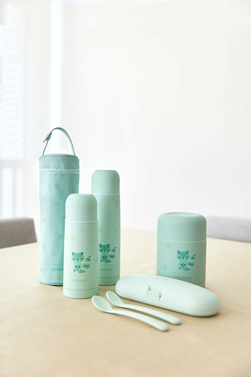 Miniland Dolce Termoska na jedlo, 600 ml, mätová