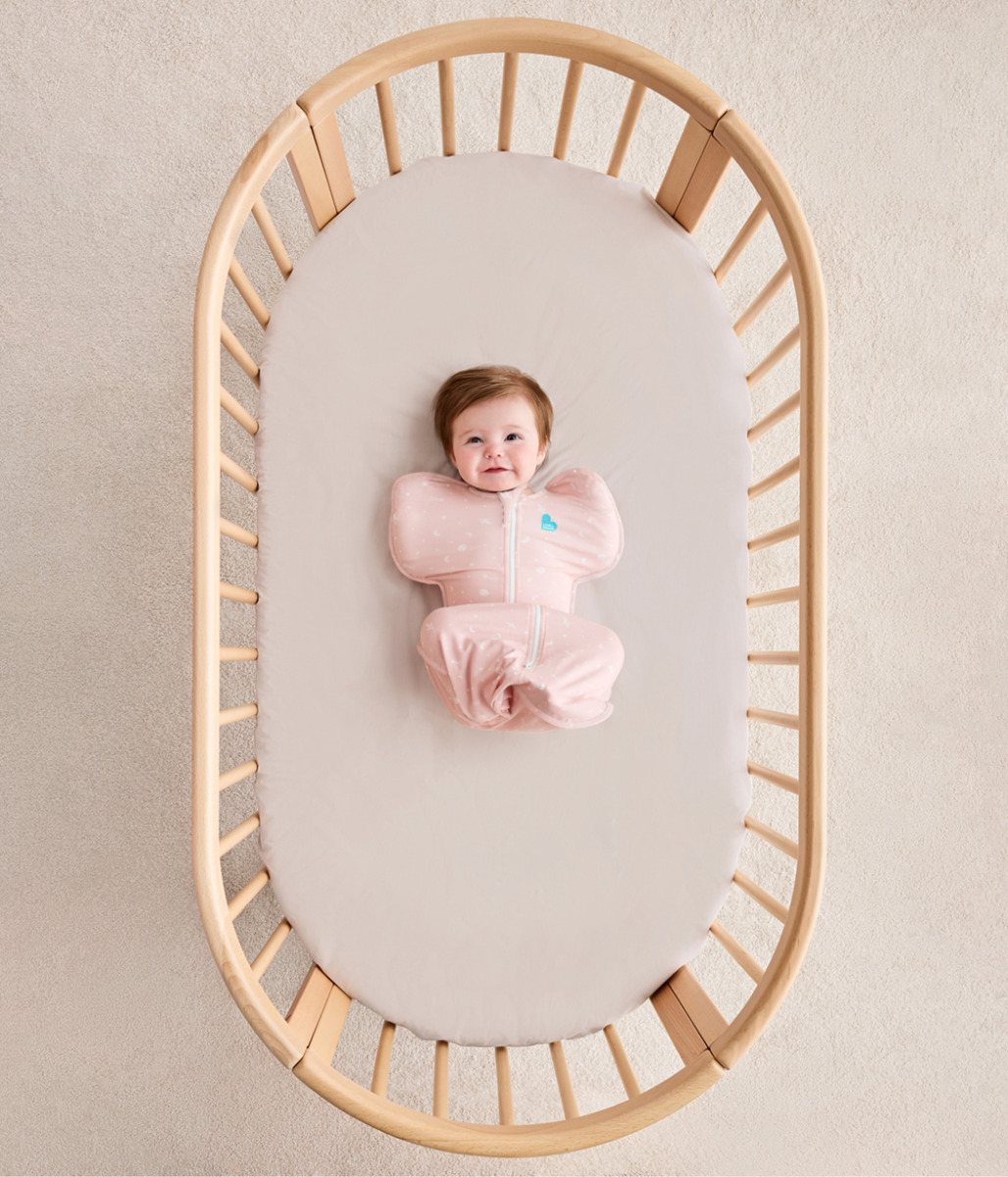 Love To Dream Swaddle UP 50/50, spací vak, veľkosť XS, ružový vesmír, 2 FÁZA,