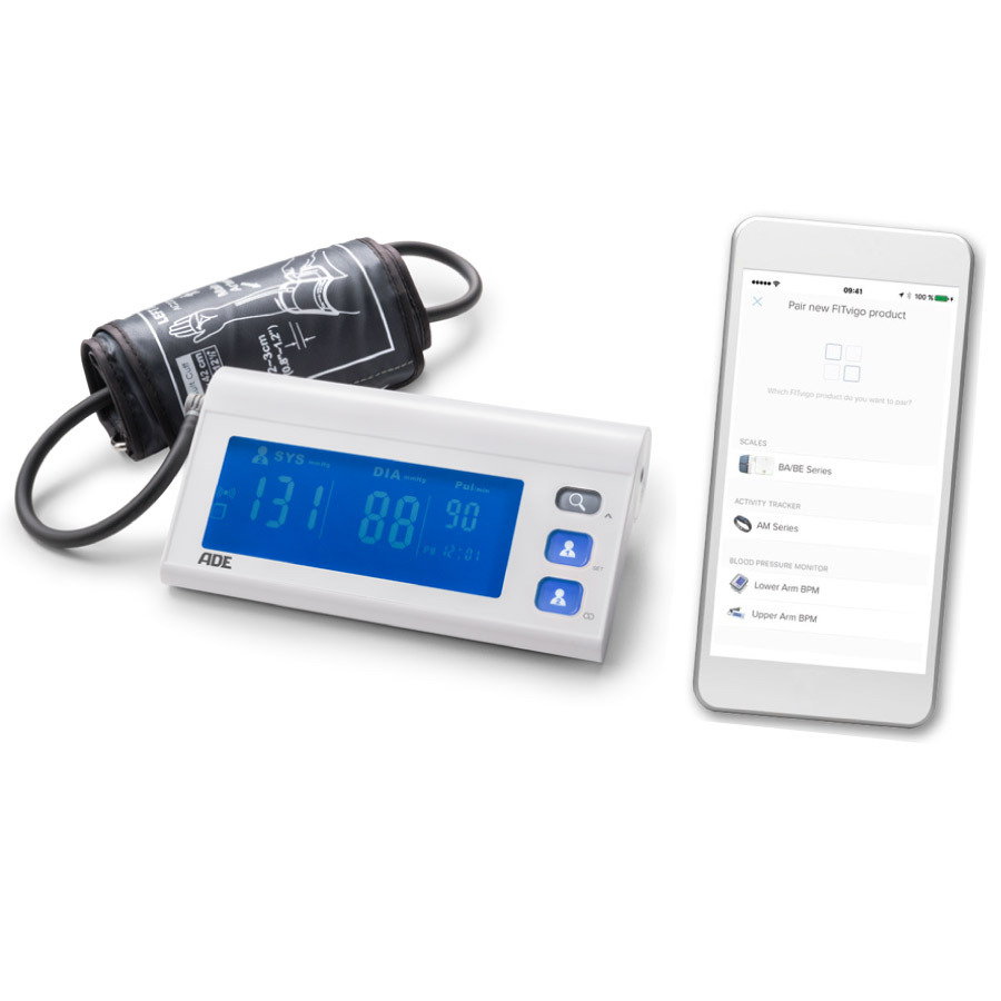 ADE FITVigo BPM1601 Inteligentný ramenný tlakomer  s Bluetooth