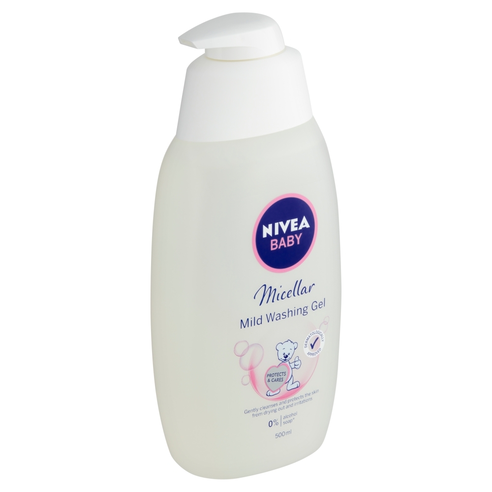 NIVEA Baby Micelárny umývací gél, 500 ml