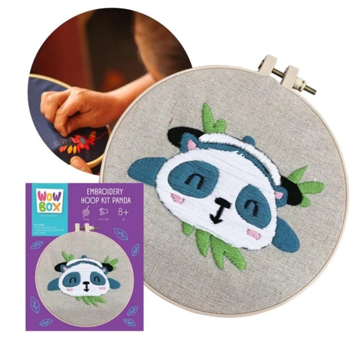 WOW BOX Kreatívna sada na vyšívanie Panda