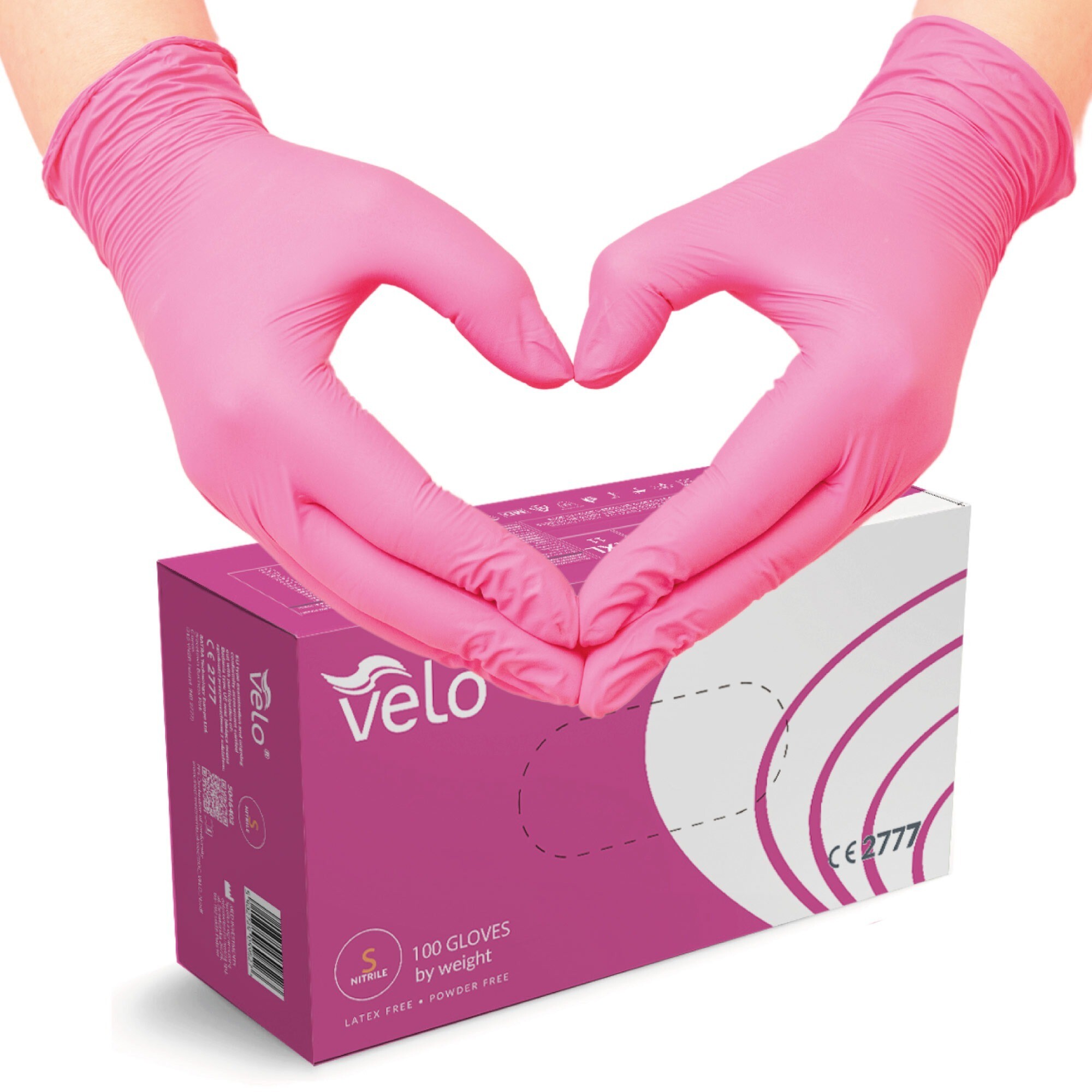 VELO M Vinylové rukavice bezpudrové diagnostické, univerzálne, 100 ks.