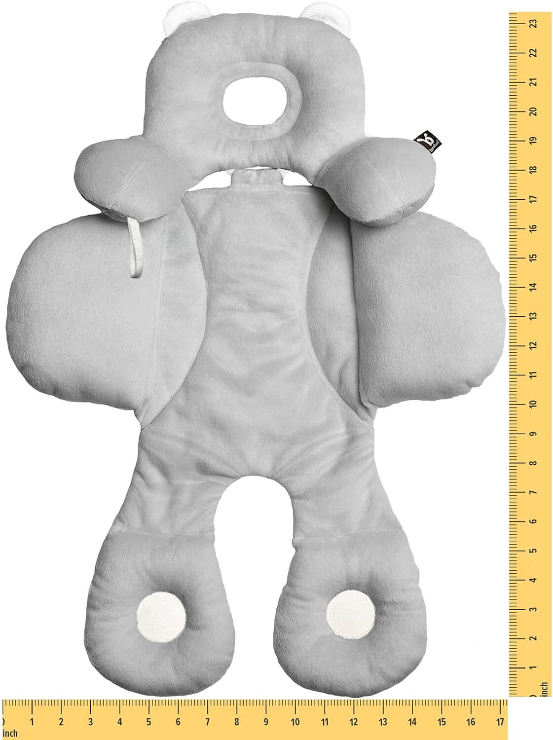 Benbat Body Support– Ergonomická obojstranná vložka do autosedačky a kočíka, 0-12m, šedá