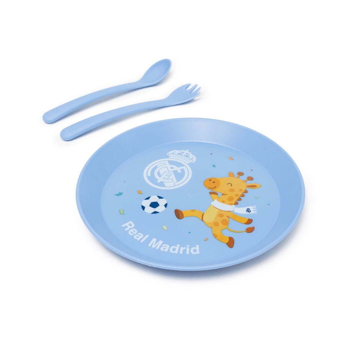 Miniland Real Madrid Kiddie Mealset, Detská jedálenská súprava, BPA free