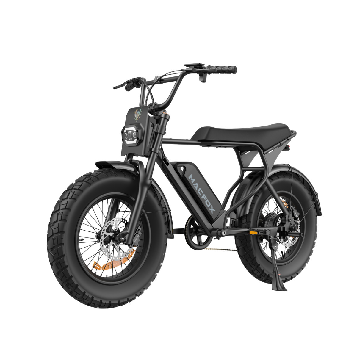 Macfox X7L Elektrický bicykel (All-Terrain), Vysoký výkon, Fat Tire, Long Range, čierny
