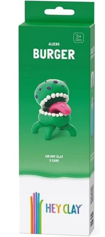 HEY CLAY Aliens Burger Modelovacia hmota, Burger