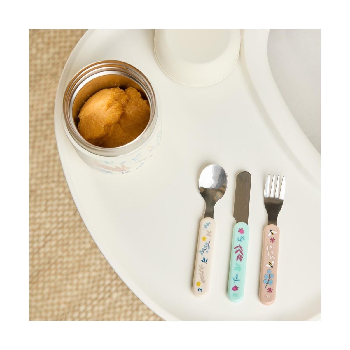 Miniland Detský príbor z nehrdzavejúcej ocele Dreamland (Sada príborov)