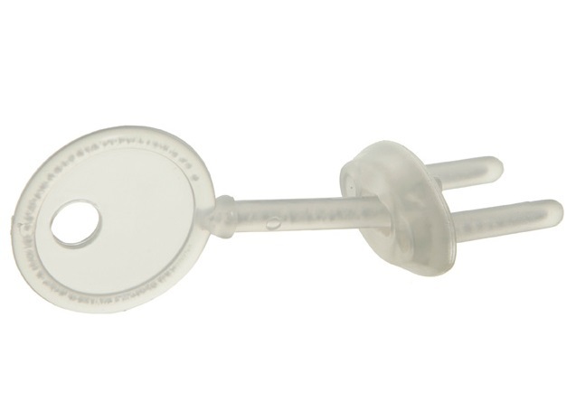 Dreambaby Chrániče zástrčiek, 9ks + 3 kľúče, transparentná