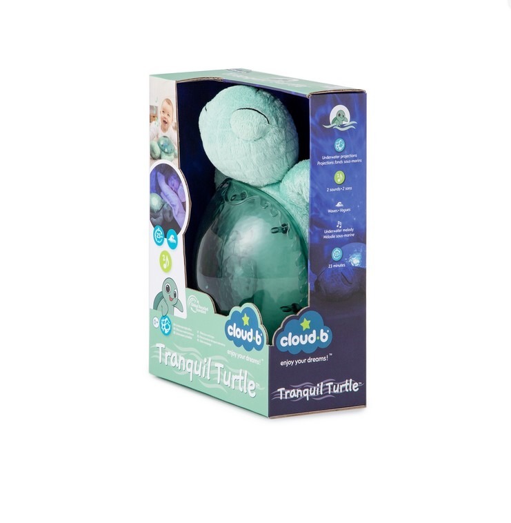 Cloud b ®Tranquil Turtle™ - Nočné svetielko - Korytnačka, zelená