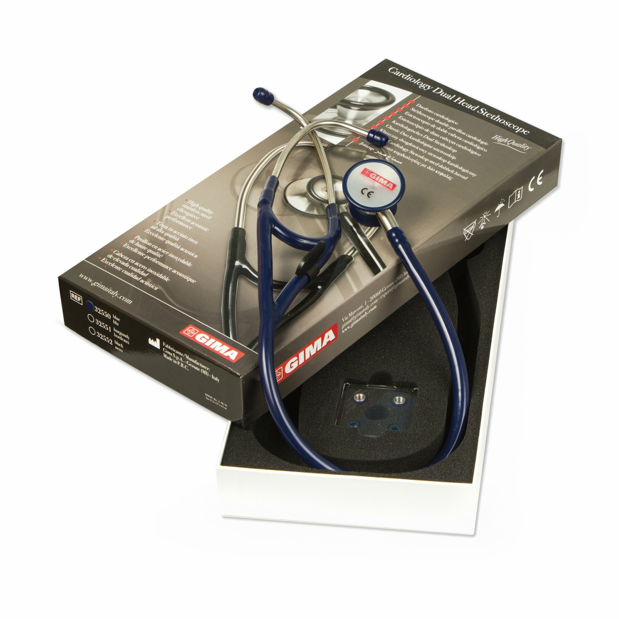 GIMA CARDIOLOGY CLASSIC - Y, Kardiologický stetoskop, modrý