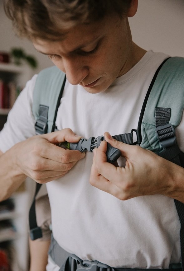 Boba X Organic Detský nosič, morská zelená