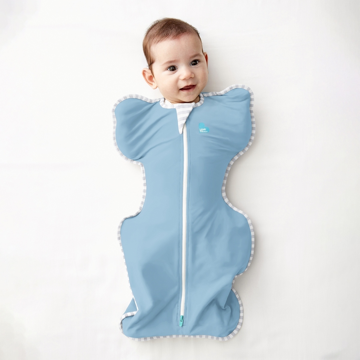 Love To Dream Swaddle UP - Zavinovačka, veľkosť S, dusty blue, 1 FÁZA, 1-3m, 3,5-6kg