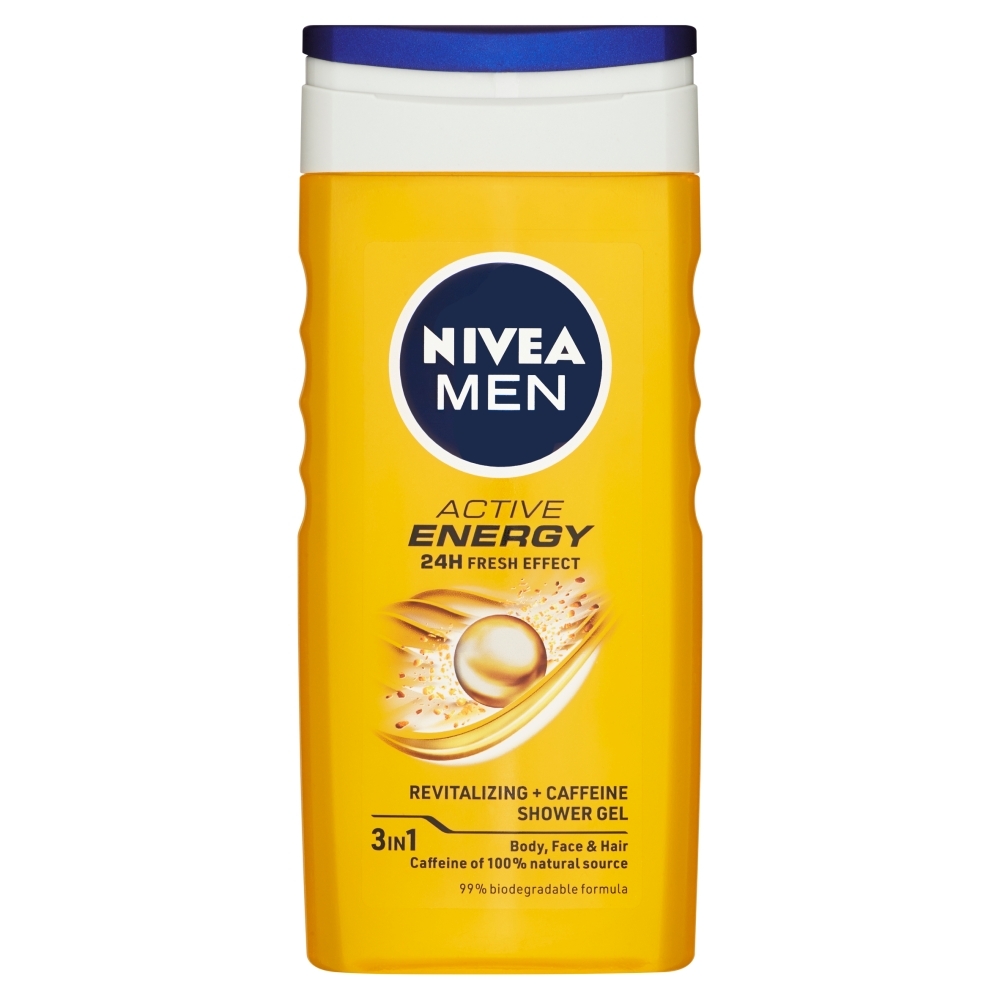 NIVEA Men Active Energy Sprchovací gél, 500 ml