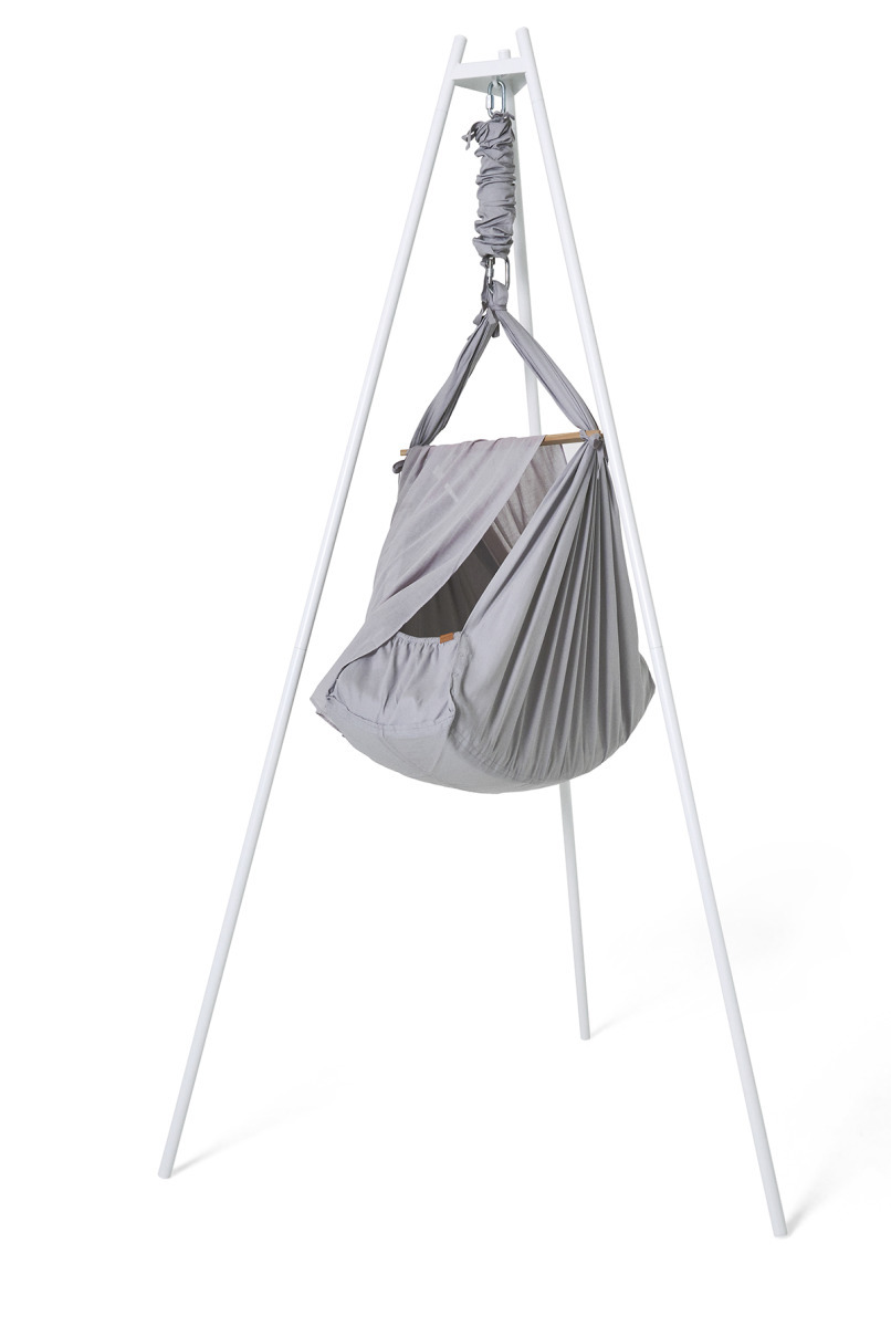 Membantu Premium Detský hojdací vak (hamak) – Šedý