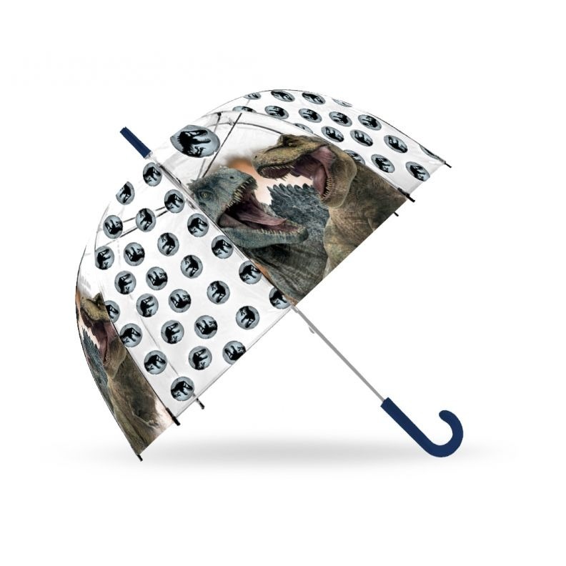 Kids Euroswan Priehľadný dáždnik, Jurassic World, 48cm