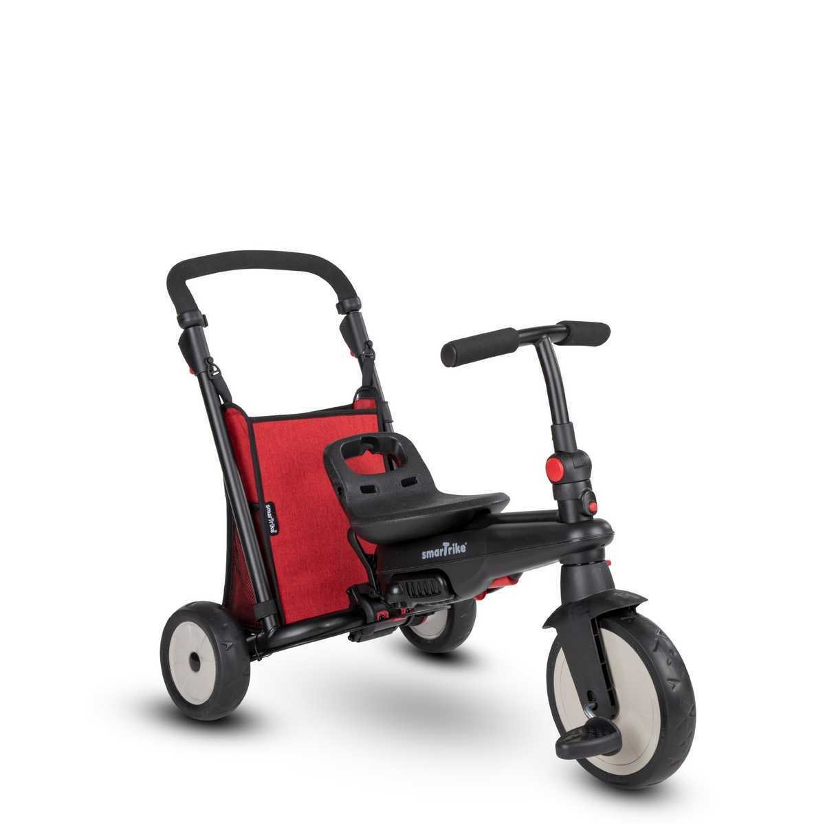 Smart Trike  Folding Trike STR5 Skladacia trojkolka 7v1, červená-melanž, 9m-3r