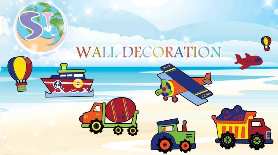 Nástenné dekorácia, Vozidlá, lode, lietadlá
