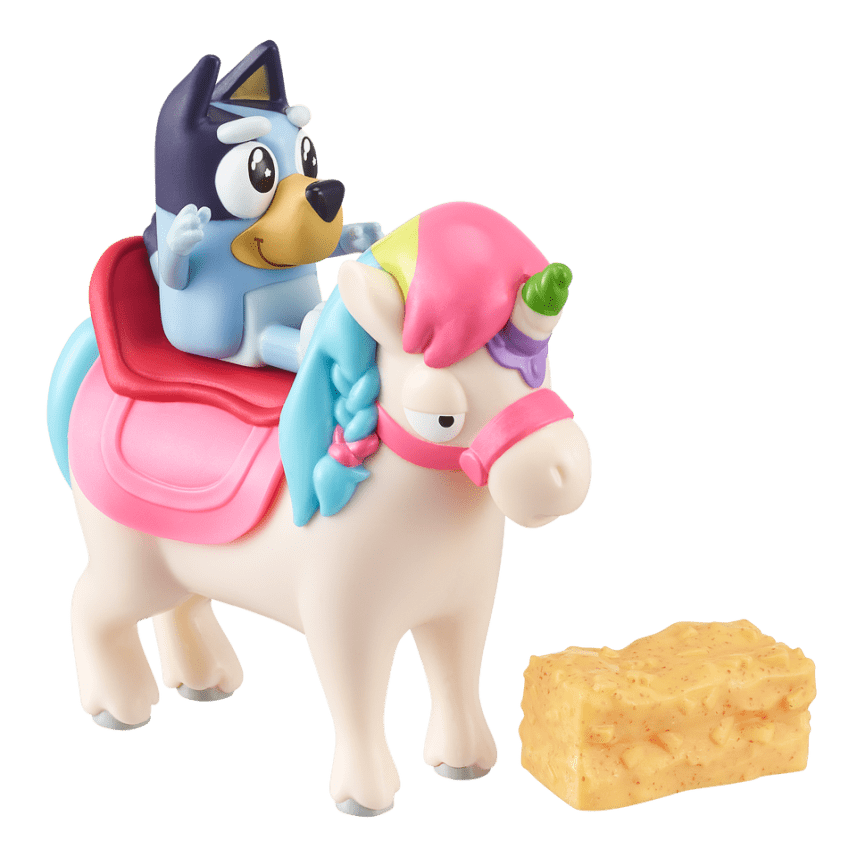 BLUEY Unipony ride set,  Jednorožec - set figúrok a príslušenstva