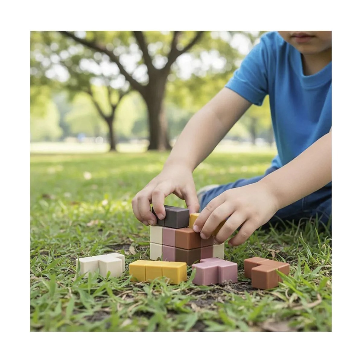 Miniland Logická kocka 3D puzzle Mind&Move – Priestorová skladačka pre deti