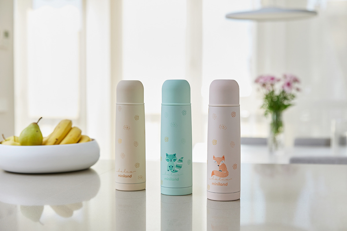 Miniland Dolce Termoska, 500 ml, mätová