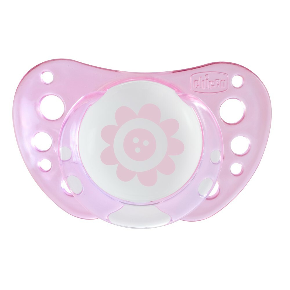 Chicco Physio Air Upokojujúci cumlík, ružový, 0m+