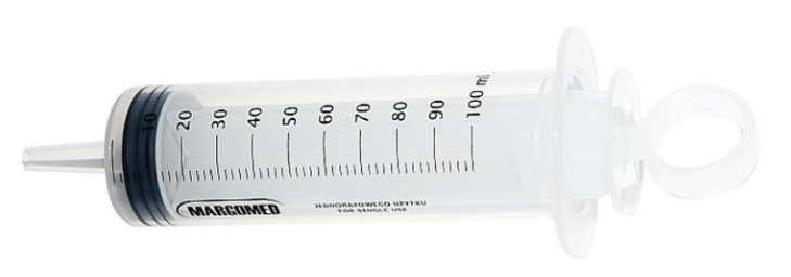 MARGOMED JANET Striekačka na katétre, trojdielna, 50ml