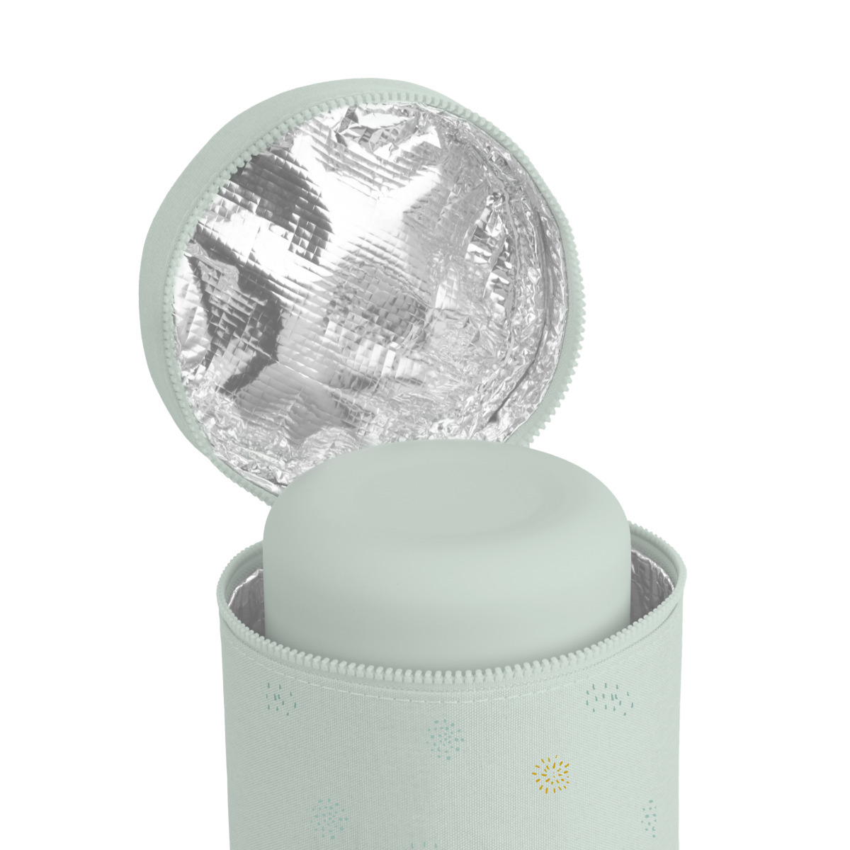 Miniland Dolce Termoobal na fľašu, 700 ml, mätový