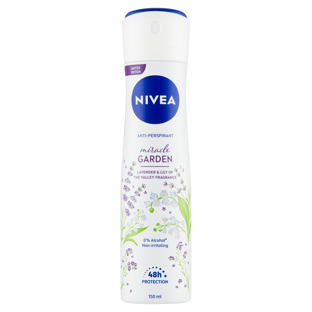 NIVEA Miracle Garden Levander & Lily of The Valley sprej antiperspirant 150 ml