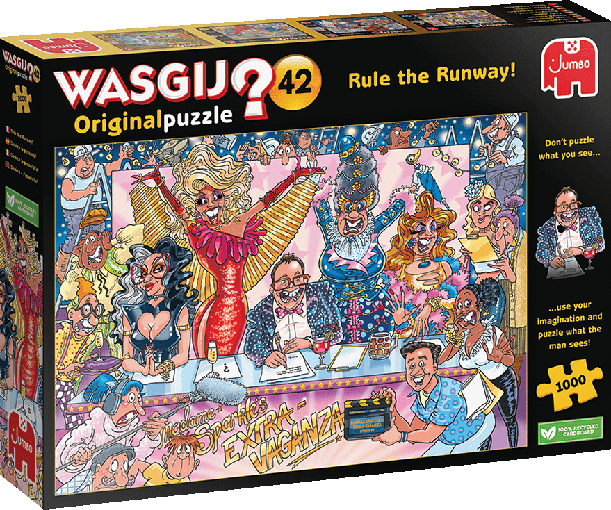 Jumbo  Wasgij Puzzle - Rule the Runway!, 1000 dielikov