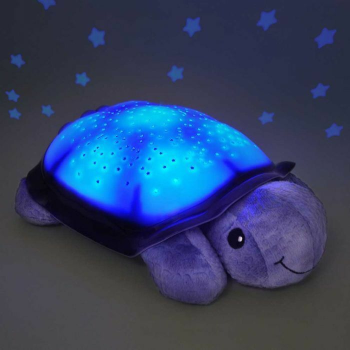 Cloud b®Twilight Turtle™- Nočné svetielko, Korytnačka, fialová, 0m+