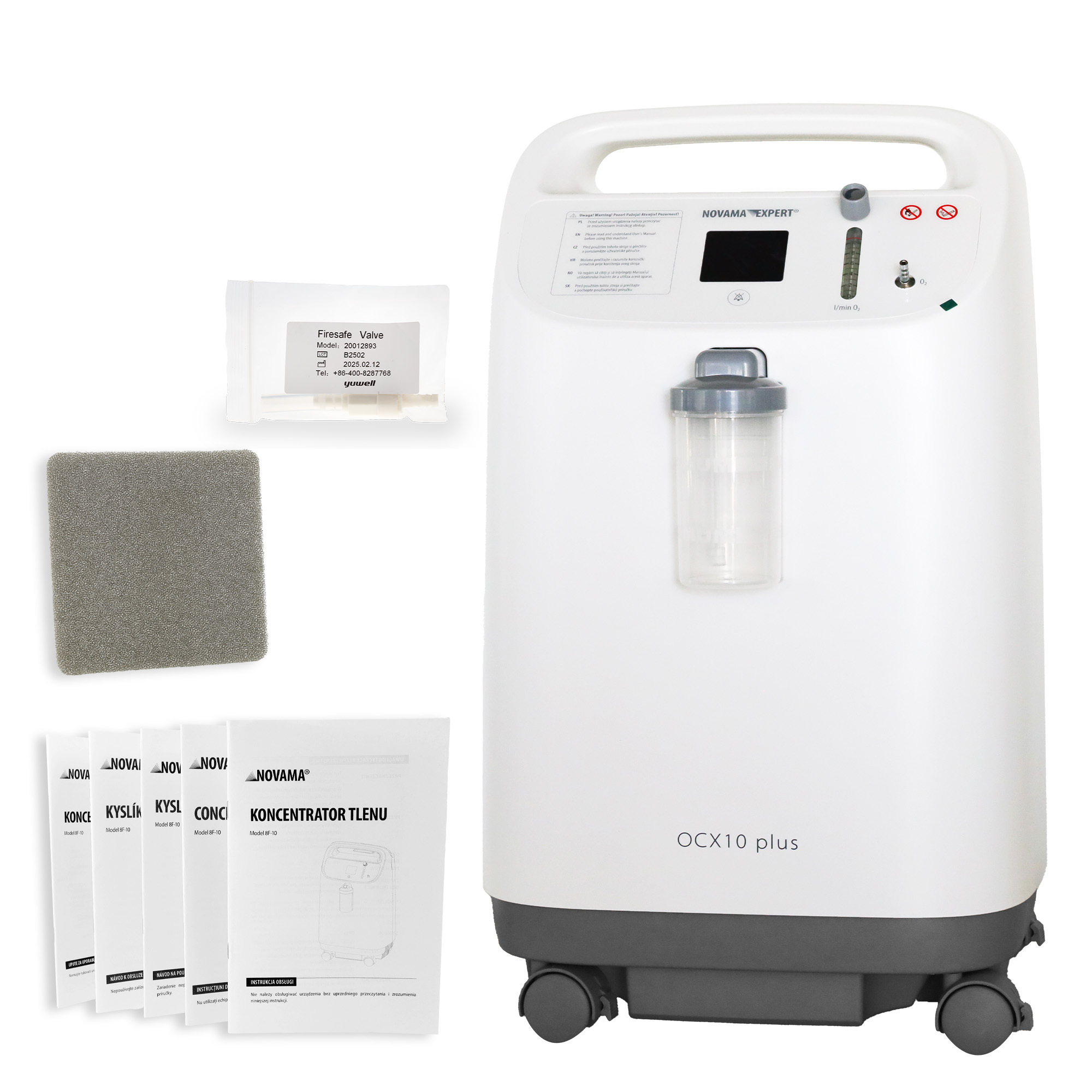 NOVAMA EXPERT OCX10+ Kyslíkový koncentrátor, 10l/min