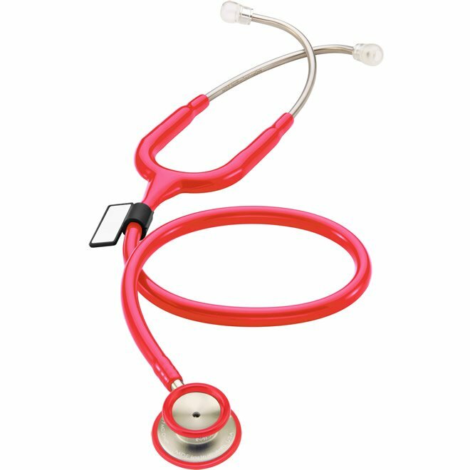 777 MD ONE Stetoskop pre internú medicínu, červený (MDF23)