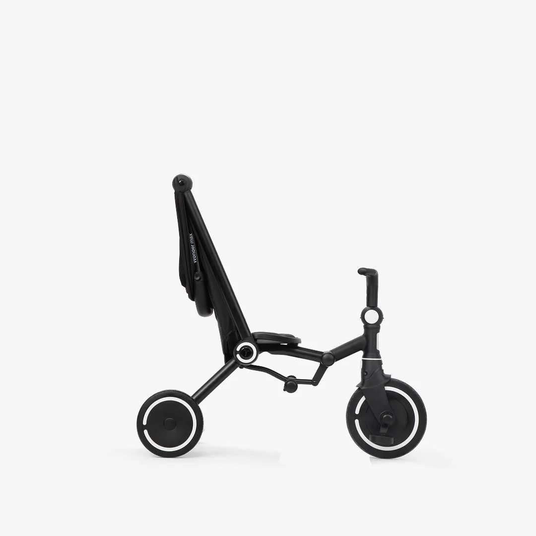 SmarTrike Wonder MAX 6v1 – Luxusný kočík a trojkolka s plnou výbavou - čierny
