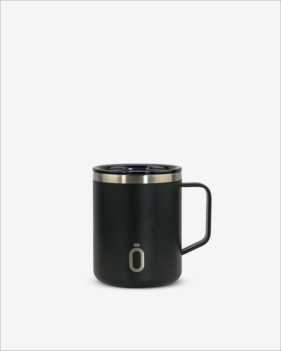 Runbott Mug Nerezový termohrnček s izoláciou, 400 ml, Čierny