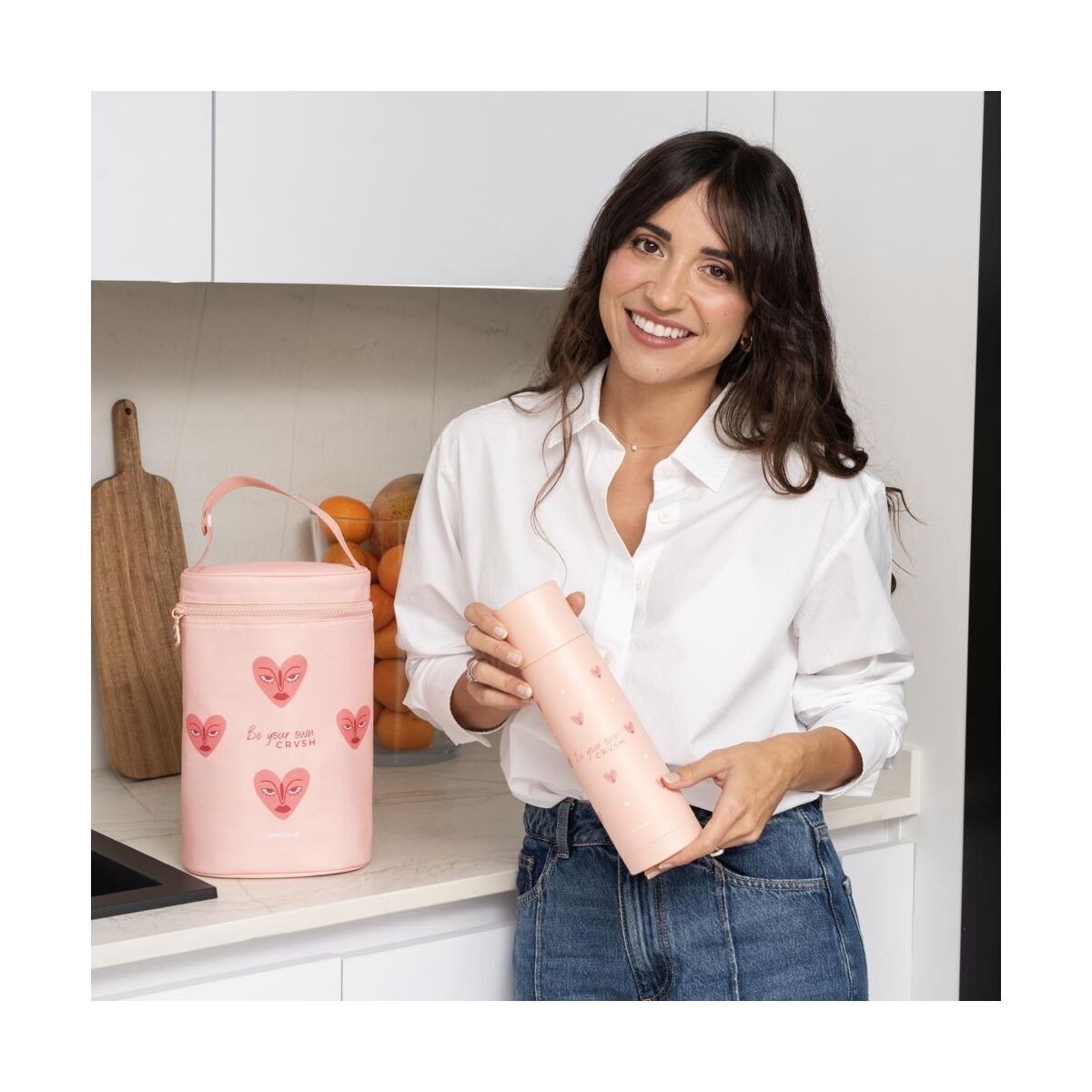 Miniland Nerezová termoska CRVSH by Verónica Díaz – 500 ml (Špeciálna edícia)