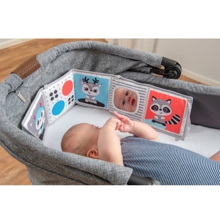 BenBat Dvojstranná senzorická knižka pre dojčatá