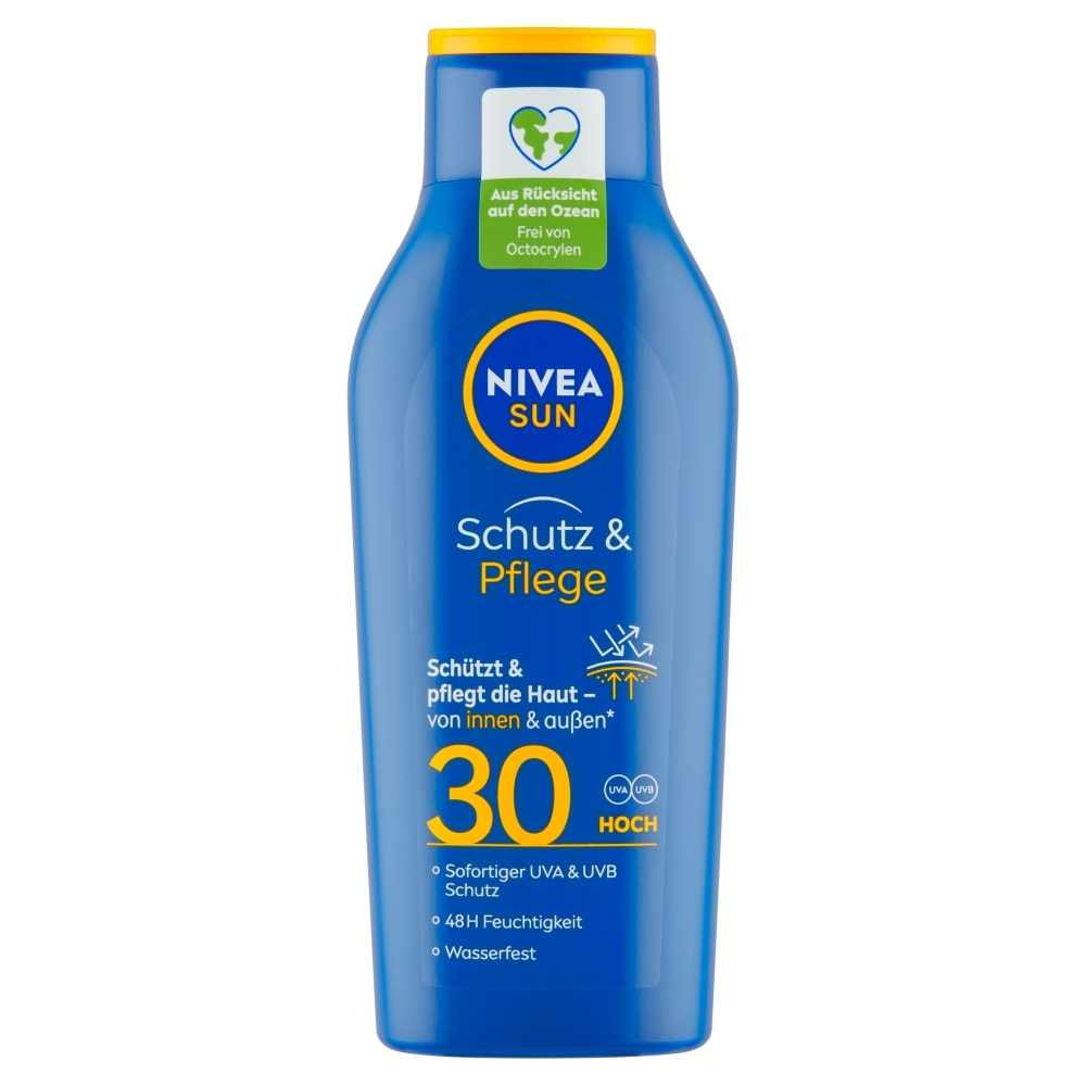 NIVEA Sun Hydratačné mlieko na opaľovanie OF 30, 400 ml