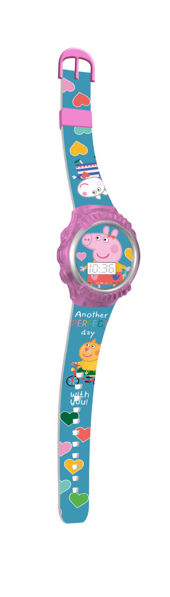 Kids Euroswan Vysielačka s digitálnymi hodinkami, Peppa Pig