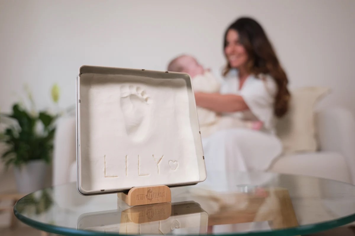 Petit Artichaut Štvorcová krabička na odtlačok - srdiečka